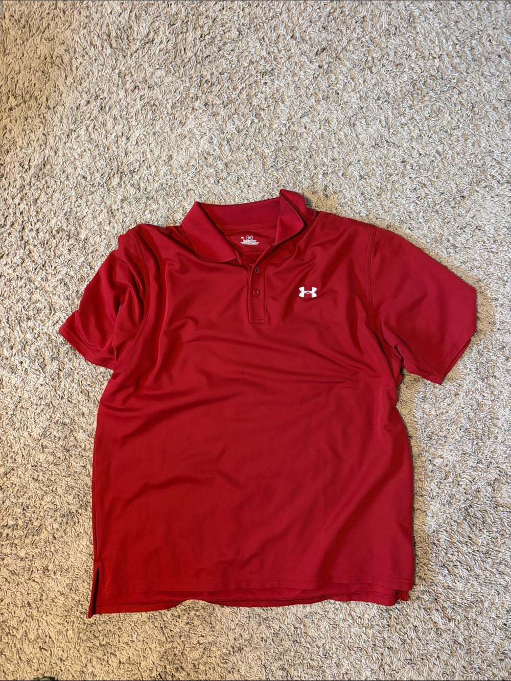 Under Armour Red Kids' Performance Polo